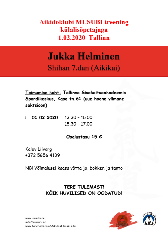 Jukka Helminen Tallinnas 1veebr2020